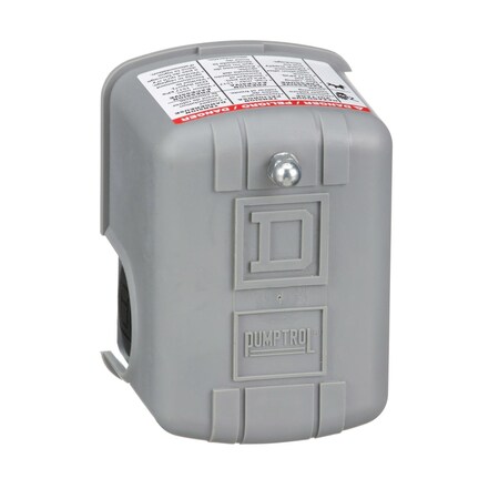 Square D Pressure Switch, (1) Port, 3/8 in FNPS, DPST, 70 to 150 psi, Standard Action 9013FHG13J52