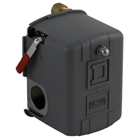 Telemecanique Sensors Pressure Switch, (1) Port, 1/4 in FNPS, DPST, 8 to 45 psi 9013FRG2J23M3