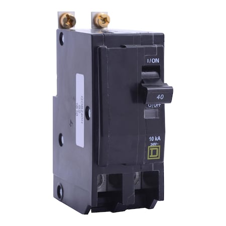 Square D Miniature Circuit Breaker, QO Series, 60A, 2 Pole, 120/240V AC, 10kA at 120/240V AC QOB260H