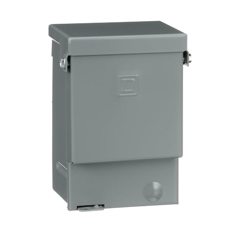 Square D Circuit Breaker Enclosure, QO, 2 Spaces, 60A, 240V, Main Lug, 1 Phase QO2TR