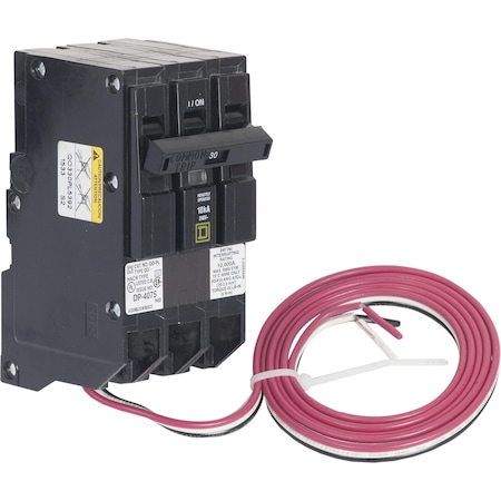 Square D Miniature Circuit Breaker, QO Series, 30A, 3 Pole, 600V AC, 10kA at 240V AC QO330PL5392