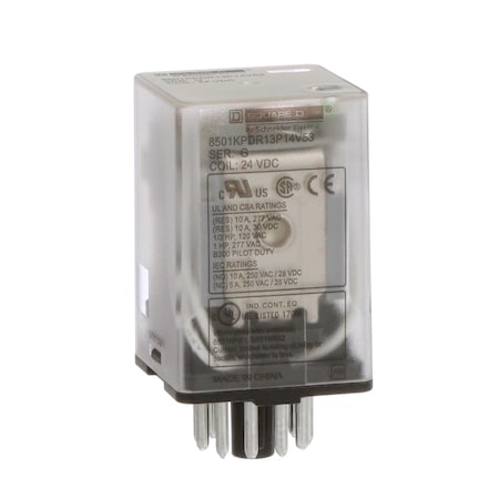 Square D Relay 240Vac 66Amp Type K +Options 8501KPDR13P14V53