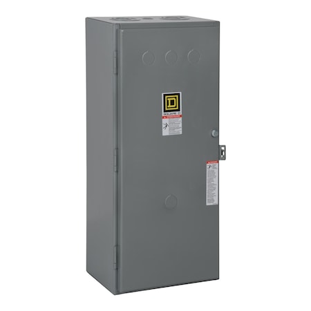 Square D Contactor, Type S, multipole lighting, electrically held, 100A, 2 pole, 110/120VAC 50/60Hz coil, NEMA 1 8903SQG1V02