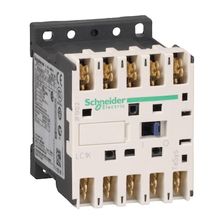 Schneider Electric IEC Magnetic Contactor, 2NC/2NO, 220V AC, 4 P, Quick Connect LC1K090087M7
