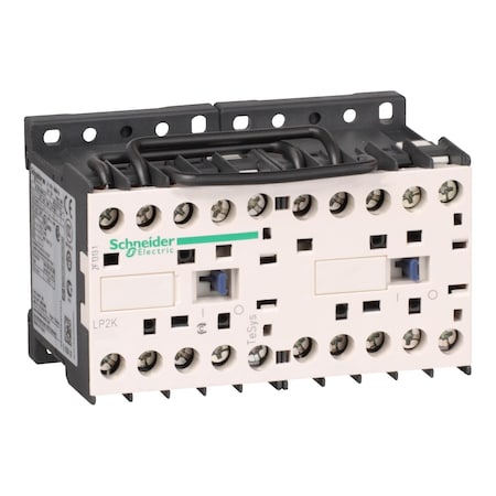 Schneider Electric IEC Magnetic Contactor, 1NC, 24V DC, 3 P, Reversing, Screw Clamp LP2K0601BD3