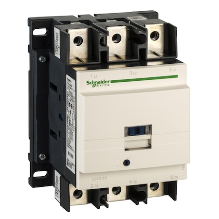Schneider Electric IEC Magnetic Contactor, 1NC/1NO, 24V DC, 3 P, Non-Reversing, Screw LC1D1506BD