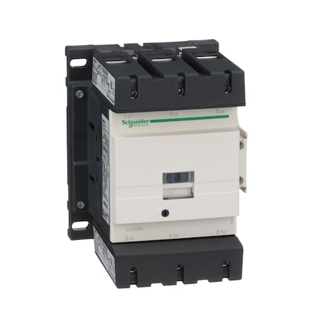 Schneider Electric IEC Magnetic Contactor, 1NC/1NO, 220V AC, 3 P, Non-Reversing, Screw Clamp LC1D150M7