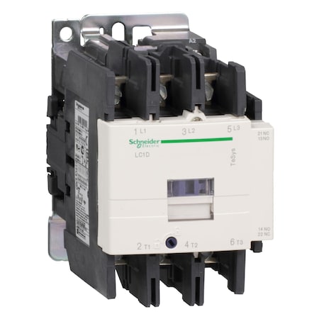 Schneider Electric IEC Magnetic Contactor, 1NC/1NO, 48V AC, 3 P, nonreversing, Screw LC1D806LE7