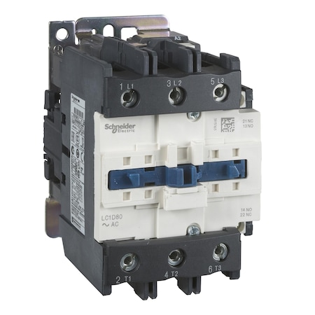 Schneider Electric IEC Magnetic Contactor, 1NC/1NO, 48V AC, 3 P, Screw Clamp LC1D50LE7