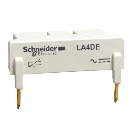 Schneider Electric Suppressor module, TeSys Deca, varistor, 24 to 48VAC LA4DE2E