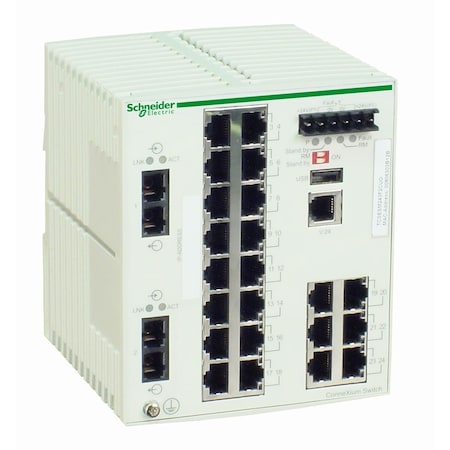 Schneider Electric Connexium Managed Switch 22Tx/2Fxmm TCSESM243F2CU0