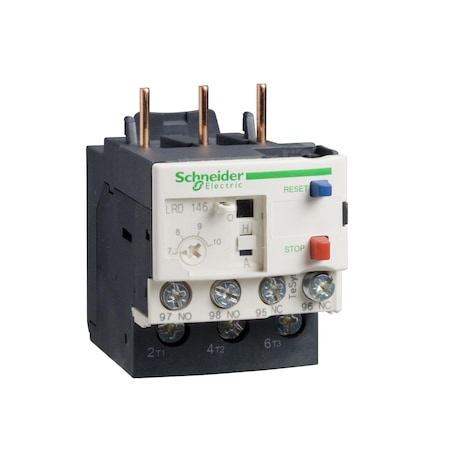 Schneider Electric Thermal Overload Relay, 1NC/1NO, 4 A Min current, 6 A Max current LRD106