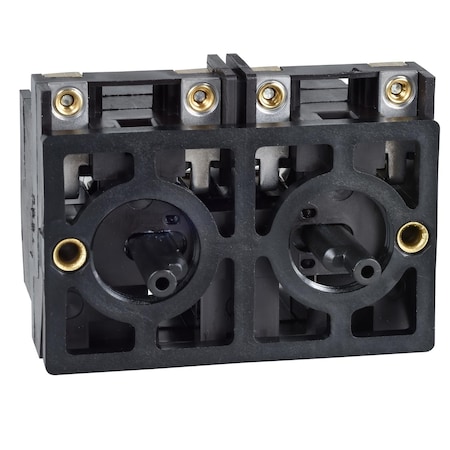 Schneider Electric Double contact block, Harmony XAC, spring return, front mounting, single speed CO XESD1181
