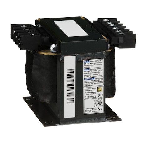 Square D Control Transformer, 250 VA, Not Rated, 99/120/130V, 240/416/480/600V 9070T250D50