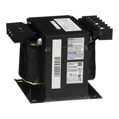 Square D Control Transformer, 300 VA, Not Rated, 99/120/130V, 240/416/480/600V 9070T300D50