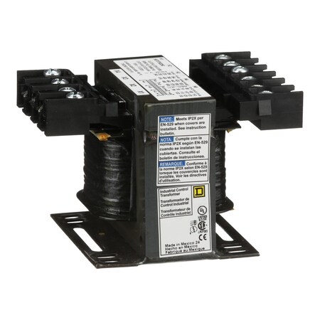 Square D Control Transformer, 50 VA, Not Rated, 99/120/130V, 240/416/480/600V 9070T50D50