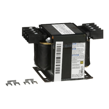Square D Control Transformer, 250 VA UL; 250 VA CSA; 250 VA NOM; 160 VA, Not Rated, 120/240V, 240/480V 9070T250D31