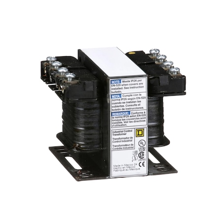 Square D Control Transformer, 50 VA, Not Rated, 24/120V, 240/480V 9070T50D15