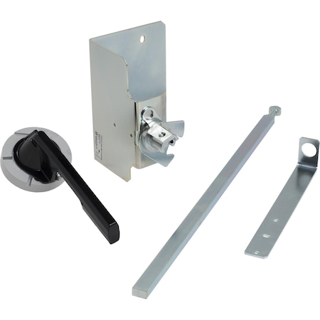 Square D Operating Mechanism, Type LZ, door mount, 250A mechanism, 6 inch handle, long shaft, for PowerPact C, H, J and NSF 9421LZL250H46