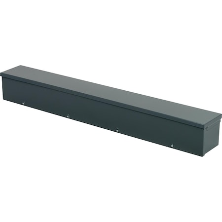 Square D Wireway, Square-Duct, raintight trough, 6 inch by 6 inch, 4 feet long, NEMA 3R RDB64