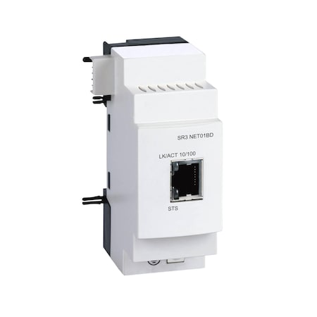 Schneider Electric Communication interface, Zelio Logic SR2 SR3, Ethernet, for SR3 24V DC, smart relay SR3NET01BD