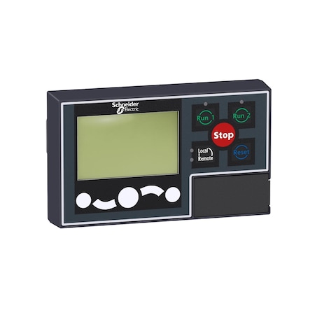 Schneider Electric Operator control unit, TeSys Tera, 140 mA, RJ45 connection, flush-mounted, backlit LCD LTMCU