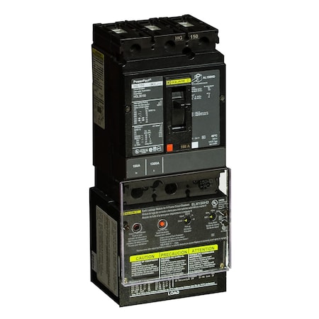 Square D Circuit breaker accessory, PowerPacT H, earth leakage module, 15 to 150A ELM150HD