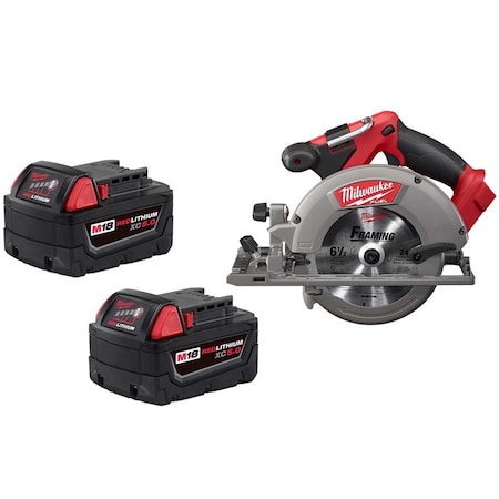 Milwaukee Tool Cordless Bat PK2 with Compact Router 48-11-1852, 2723-20