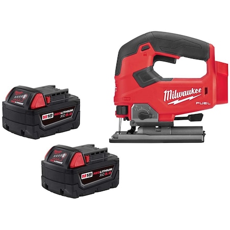 Milwaukee Tool Cordless Battery PK2, with Jig Saw 48-11-1852, 2737