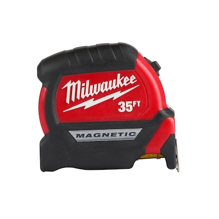 Milwaukee Tool 35ft Compact Wide Blade Magnetic Tape Measure 48-22-0335