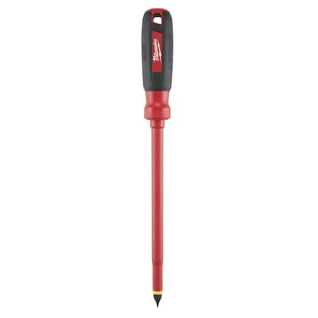Milwaukee Tool 3/8 in. x 10 in. Slotted 1000 Volt Insulated Screwdriver 48-22-2224