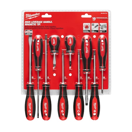 Milwaukee Tool Screwdriver Kit - 10 PC 48-22-2710