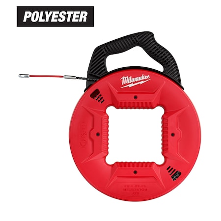 Milwaukee Tool 50 ft Polyester Fish Tape w/Flexible Metal Leader 48-22-4192