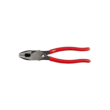 Milwaukee Tool 9 in Linemans Plier High Leverage w/ Wire Crimper, Steel 48-22-6500