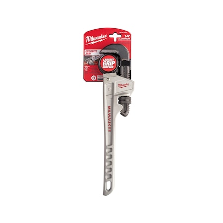 Milwaukee 14 in L 2 in Cap. Aluminum Straight Pipe Wrench 48-22-7214