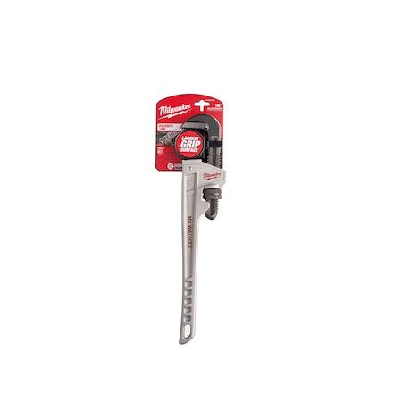 Milwaukee 18 in L 2 1/2 in Cap. Aluminum Straight Pipe Wrench 48-22-7218