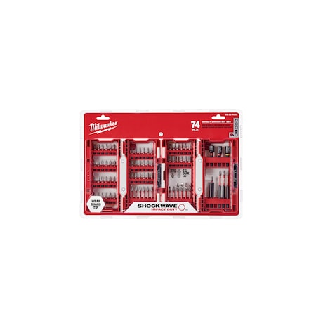 Milwaukee Tool SHOCKWAVE Impact Duty Driver Bit Set - 74PC 48-32-4062