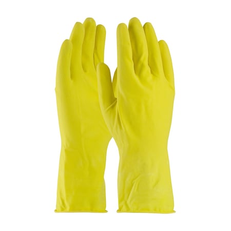 Pip Chemical Resistant Gloves, Natural Rubber Latex, 12 in L, S, 12 PK 48-L140Y/S