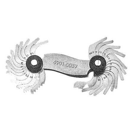 Hhip 51 Piece 4-84TPI 60 Degree Screw Pitch Gage 4901-0037