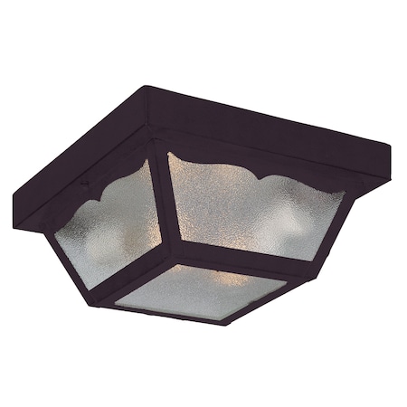 Acclaim Lighting Ceiling Light, 2-Light, Matte Black 4902BK