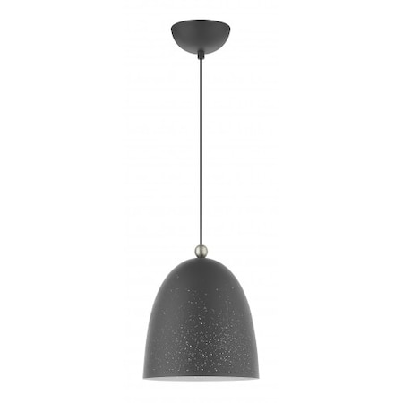 Livex Lighting Scandinavian Gray with Brushed Nickel Ac 49108-76