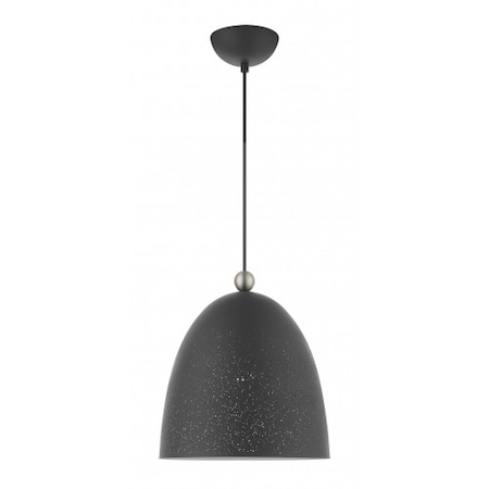 Livex Lighting Scandinavian Gray with Brushed Nickel Ac 49109-76