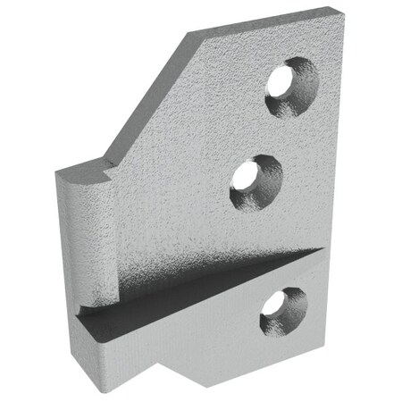 Hager Satin Stainless Steel Strike 491132D 019322