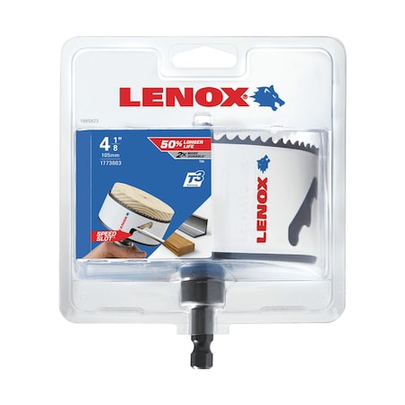 Lenox Hole Saw, Diameter:4 1/8", Bi-Metal 1773003