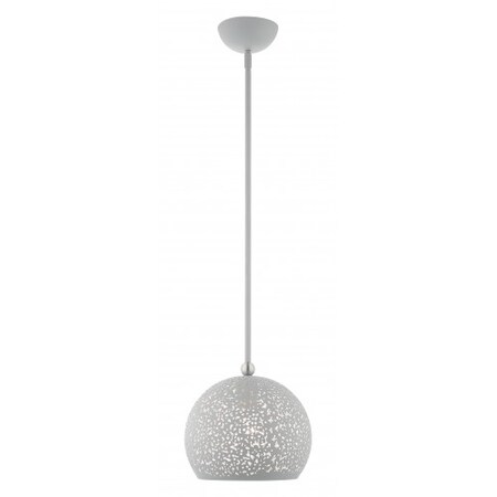 Livex Lighting Nordic Gray with Brushed Nickel Accents 49181-80