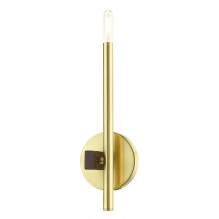 Livex Lighting Satin BrassADA Single Sconce, 1 Light 49341-12