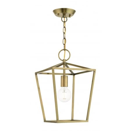 Livex Lighting Antique Brass Convertible Semi Flush/Lan 49432-01