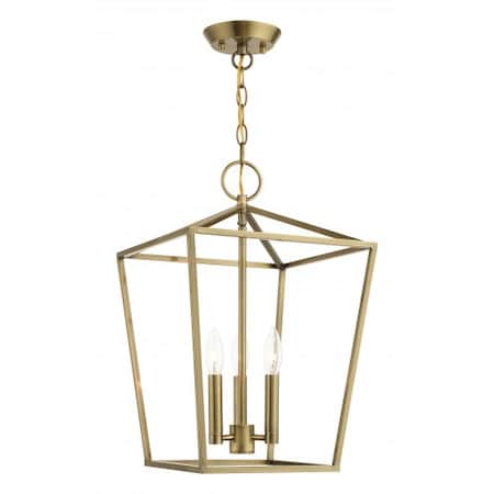 Livex Lighting Antique Brass Convertible Semi Flush/Lan 49433-01