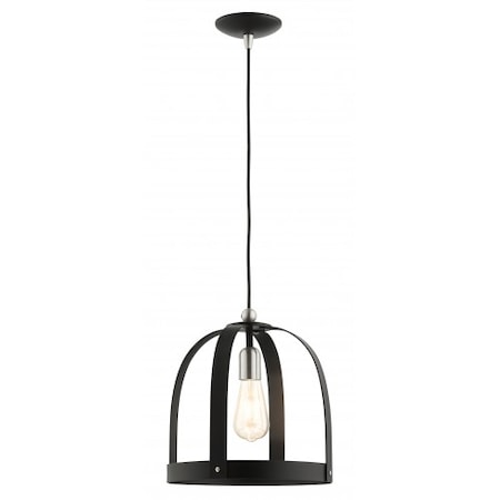Livex Lighting Textured BlackPendant, 1 Light 49643-14