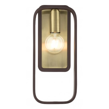 Livex Lighting Bronze with Antique Brass Accents ADA Si 49742-07